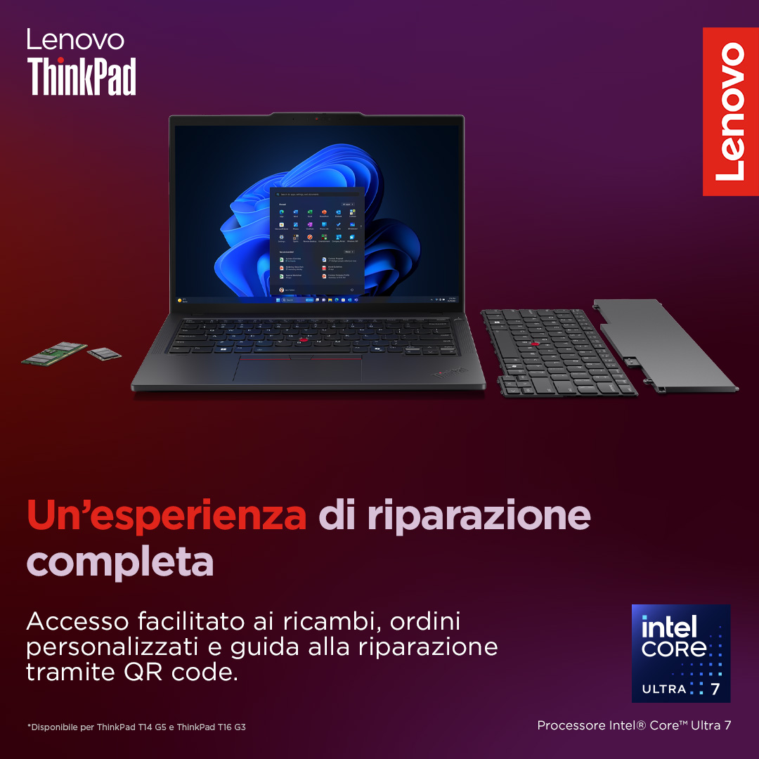 Lenovo ThinkPad T: un'esperienza di riparazione completa